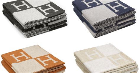 faux Hermes blanket